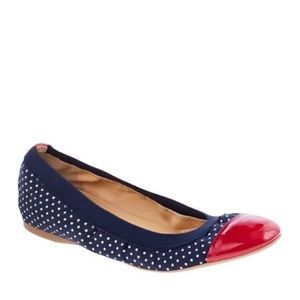 J.Crew | Mila Polka Dot Ballet Flats - Size 7.5